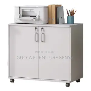 2 Door Wooden Credenza Cabinet