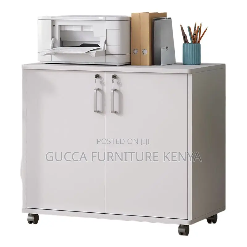 2 Door Wooden Credenza Cabinet