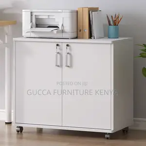 2 Door Wooden Credenza Cabinet