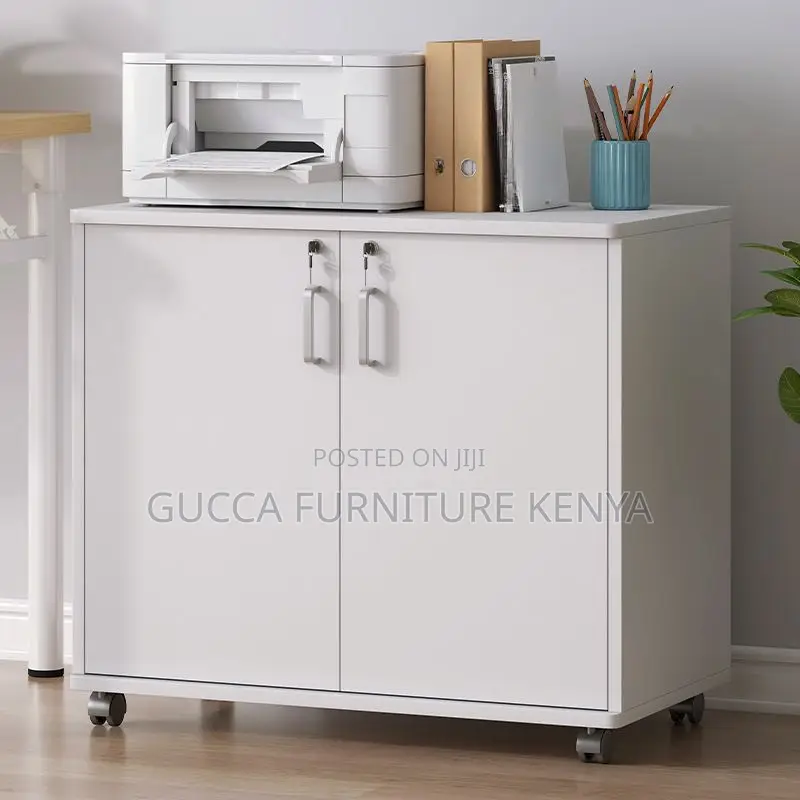 2 Door Wooden Credenza Cabinet