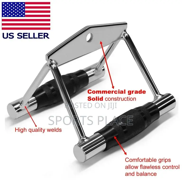 Seated Double D Row Handle Cable Attachment