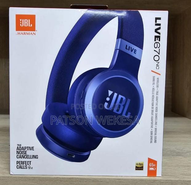 JBL Tune 670nc - Noise Cancelling Headphones - Blue