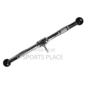 Lat Pull Down Straight Bar Attachment for Cable Machine