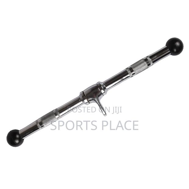 Lat Pull Down Straight Bar Attachment for Cable Machine