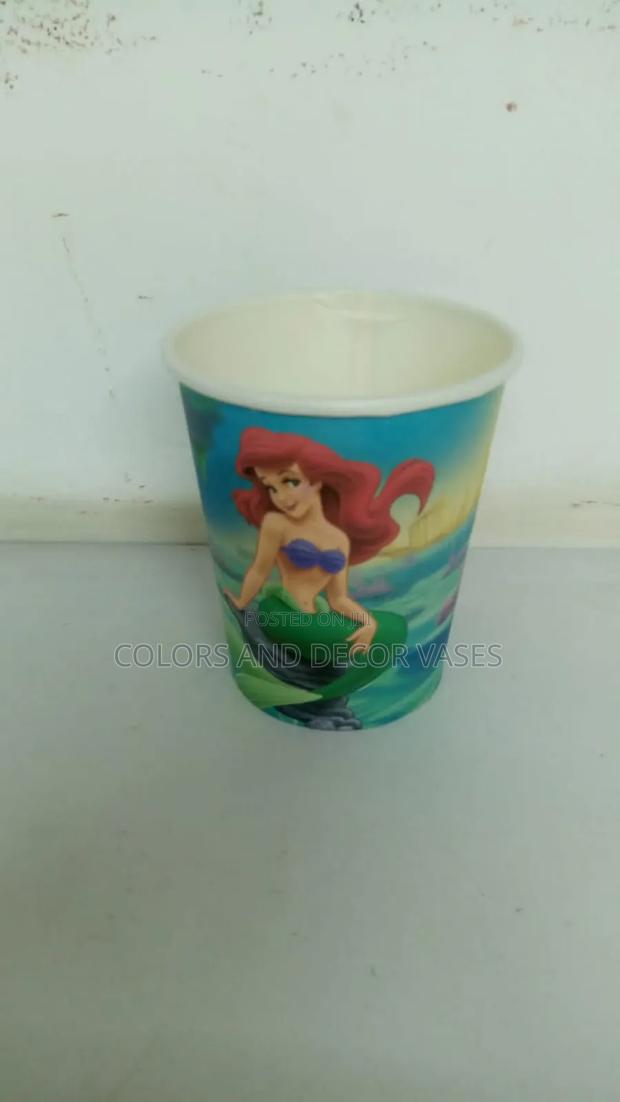 Paper Party Cups 10pcs Mermaid - main view