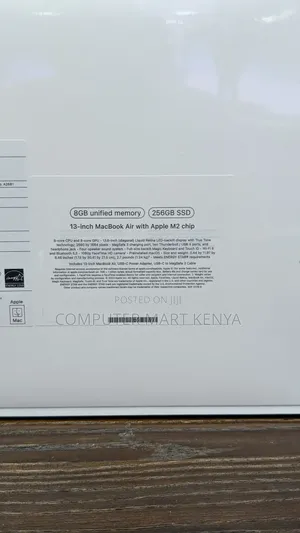 New Laptop Apple MacBook Air 8GB Apple M3 SSD 256GB