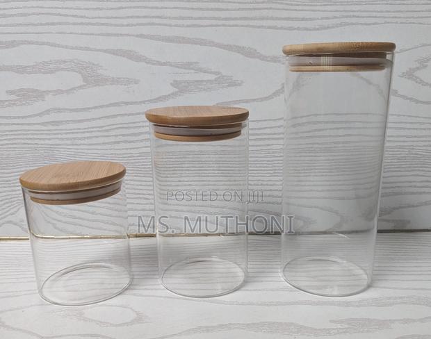 *3pcs Airtight Borosilicate Canister Set Now Available - thumbnail 2