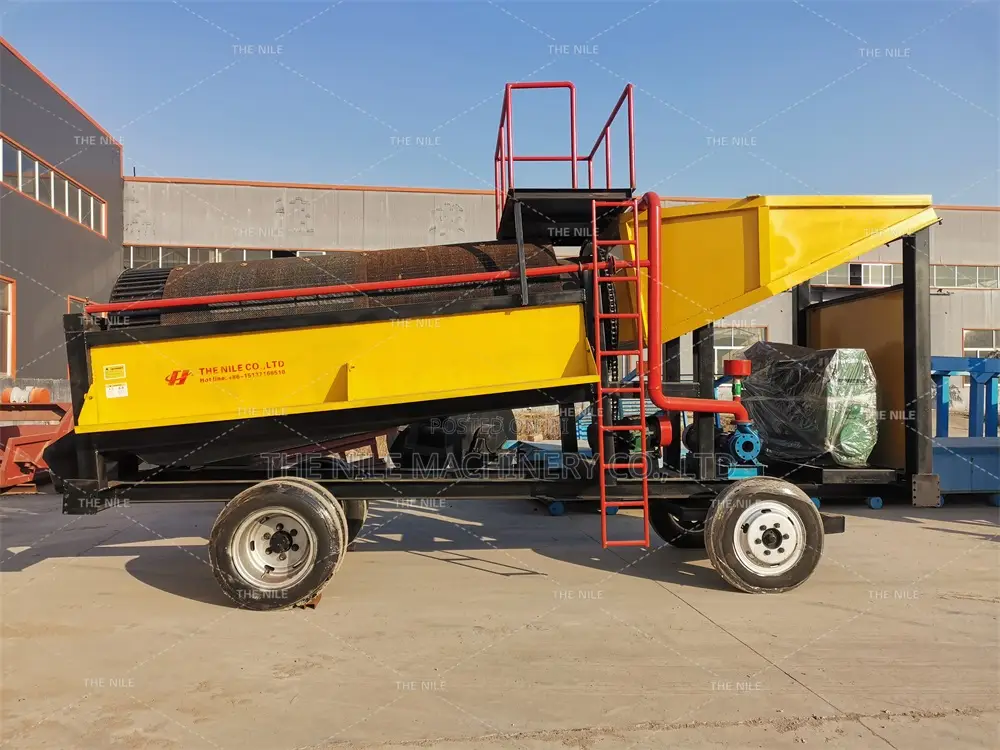 Alluvial Placer Gold Mining Ore Washing Processing Plant