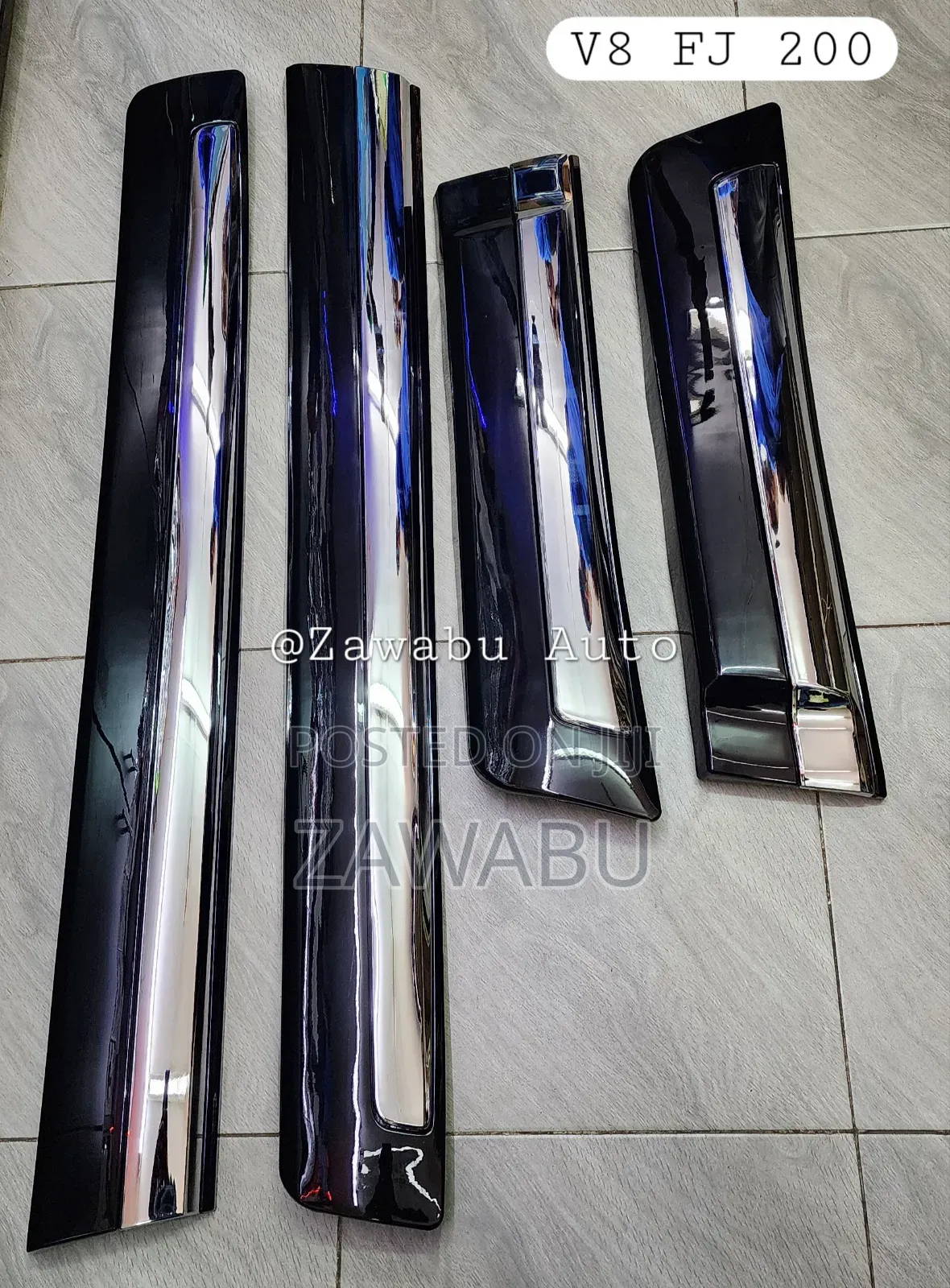 Door Moulding Landcruiser V8 FJ 200 Black