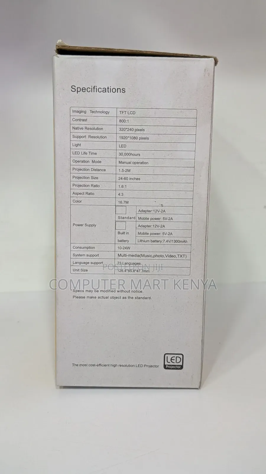 Mini LED Projector (YG300)