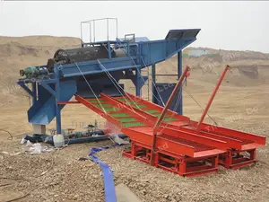 Small Scale Alluvial Gold Washing Plant With Trommel Sluice