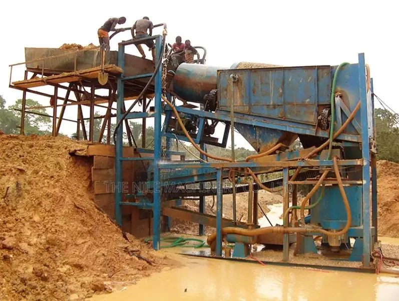 50-200tph Alluvial Gold Washing Plant With Jigger Machine
