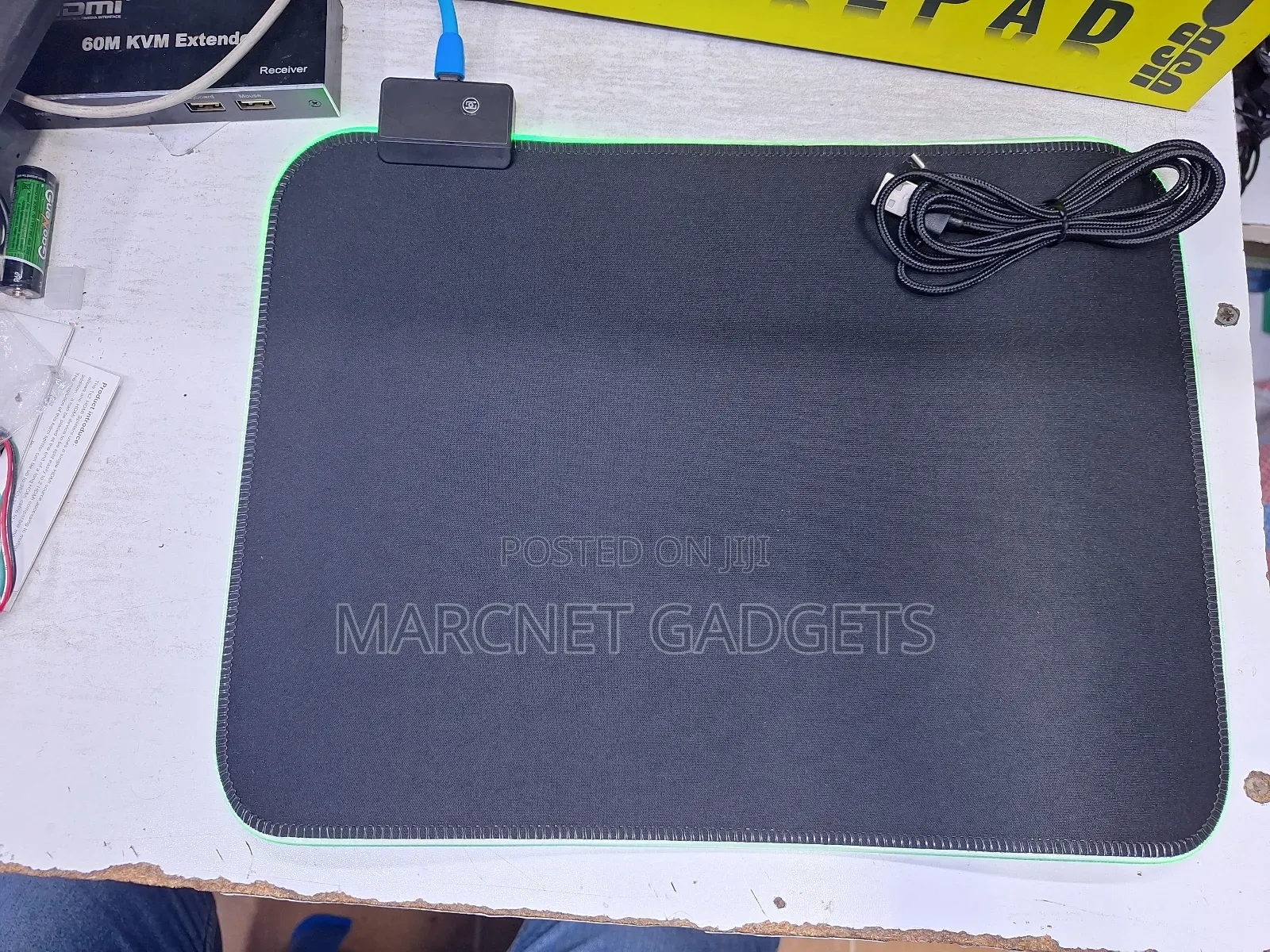 RGB Gaming Mousepad 350* 250 Mouse With Cable