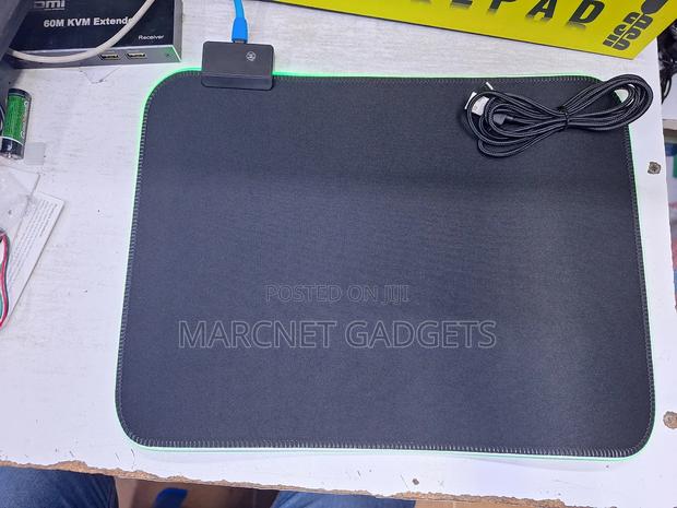 RGB Gaming Mousepad 350* 250 Mouse With Cable - thumbnail 2