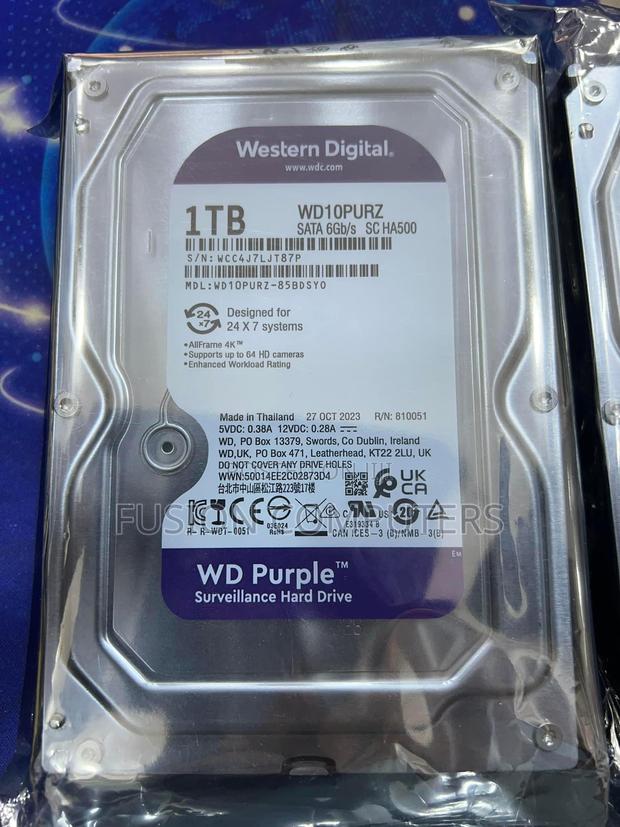 Wd Surveillance 1 Tb Hard Disk - main view