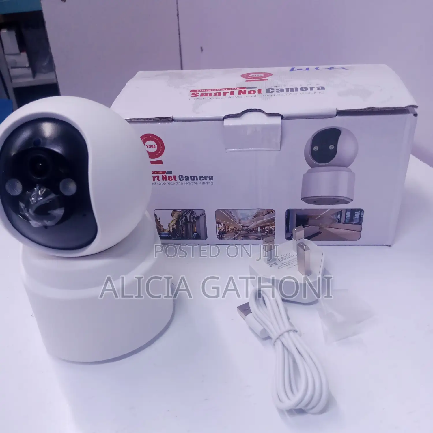 V380 Wifi Bulb Camera With 5000 Mah Battery