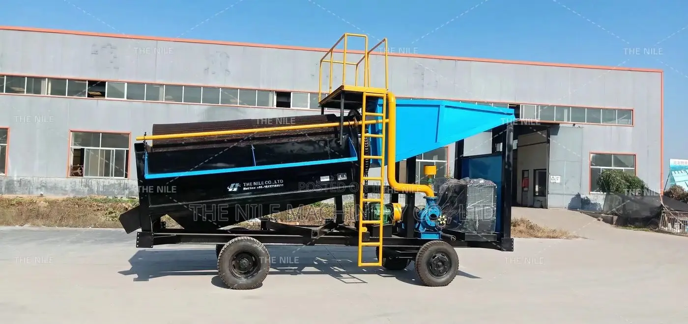 Alluvial Gold Chrome Ore Mining Trommel Processing Plant