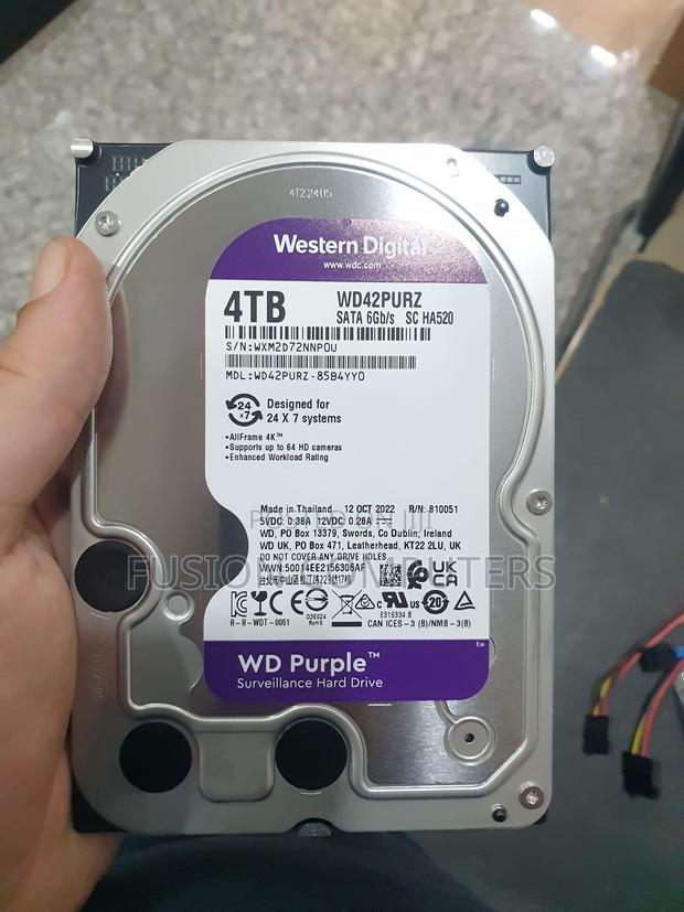 Wd Purple Surveillance Hard Drive – 4 Tb - main view