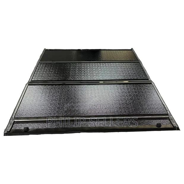 Aluminum Alloy Pickup Truck Bed Cover Hard Four Tri Fold Ton