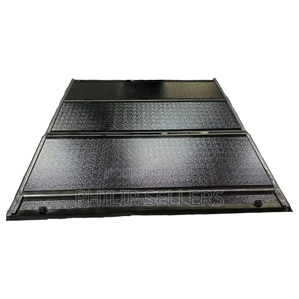 Aluminum Alloy Pickup Truck Bed Cover Hard Four Tri Fold Ton