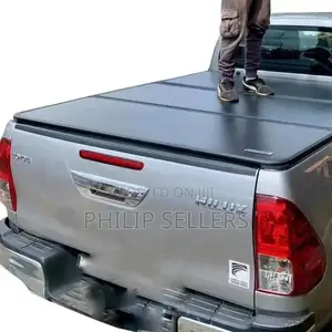 Aluminum Alloy Pickup Truck Bed Cover Hard Four Tri Fold Ton