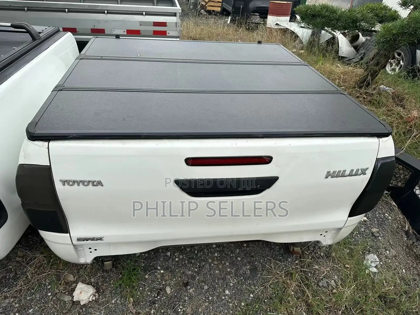 Aluminum Alloy Pickup Truck Bed Cover Hard Four Tri Fold Ton