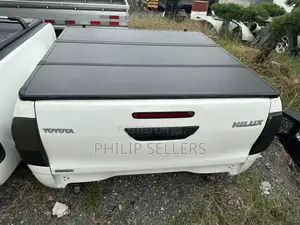 Aluminum Alloy Pickup Truck Bed Cover Hard Four Tri Fold Ton