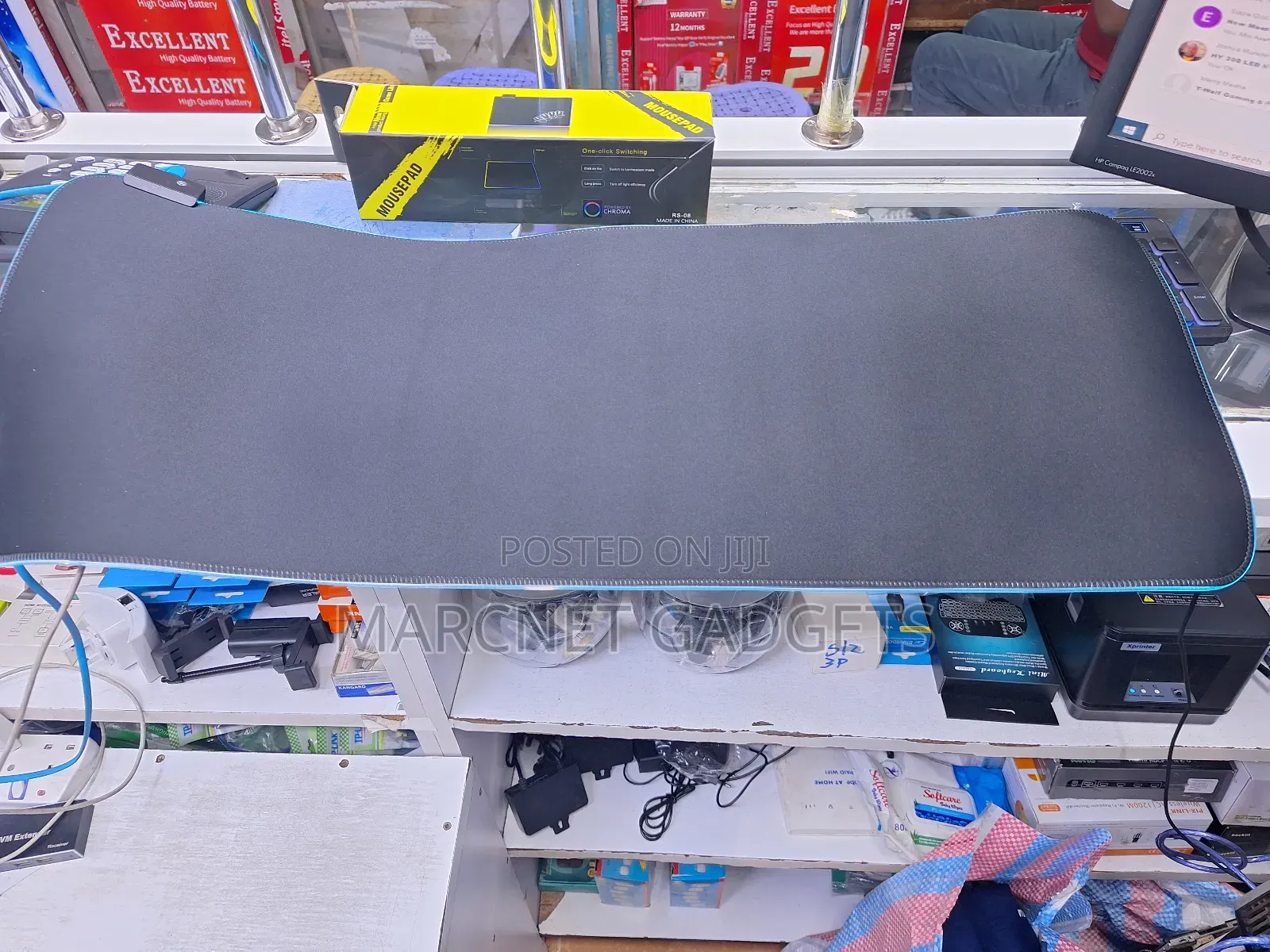 300×800 RGB Cloth Mouse Pad With Multiple Colors