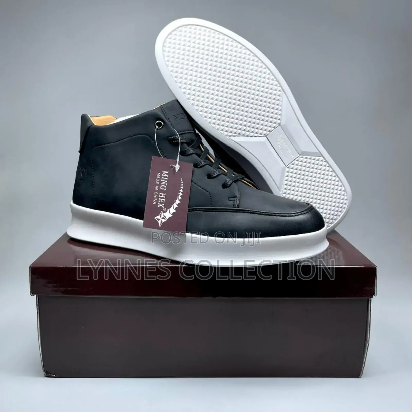 Leather Ming Hex Boots