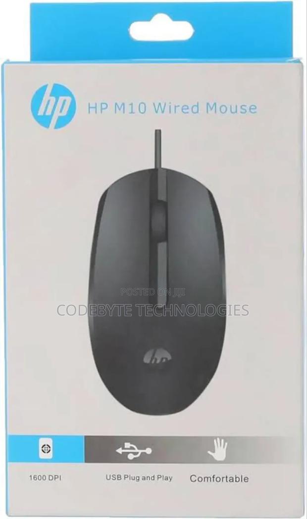 ~HP USB Wired Mouse M10 Black - main view