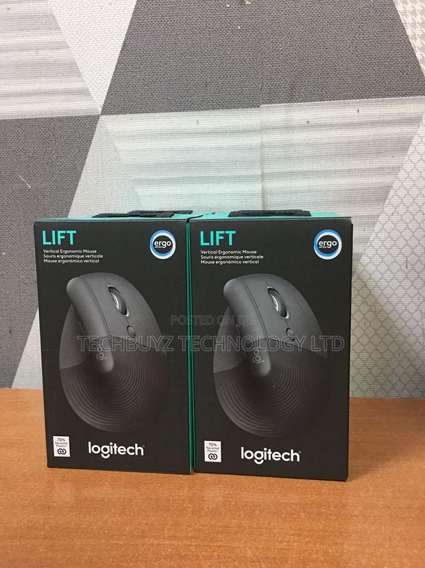 Logitech Lift Vertical Ergonomic Mouse,Bluetooth - thumbnail 4