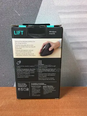 Logitech Lift Vertical Ergonomic Mouse,Bluetooth