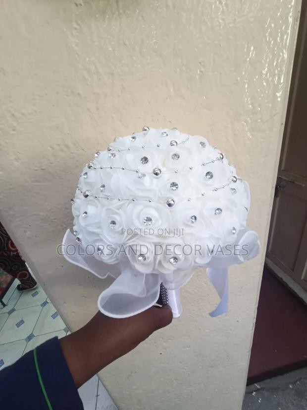 Artificial Bride Bouquet Flowers - main view