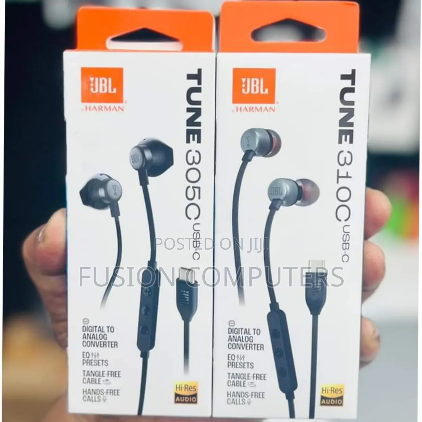 JBL TUNE 310C - Wired Hi-Res in-Ear Headphones,