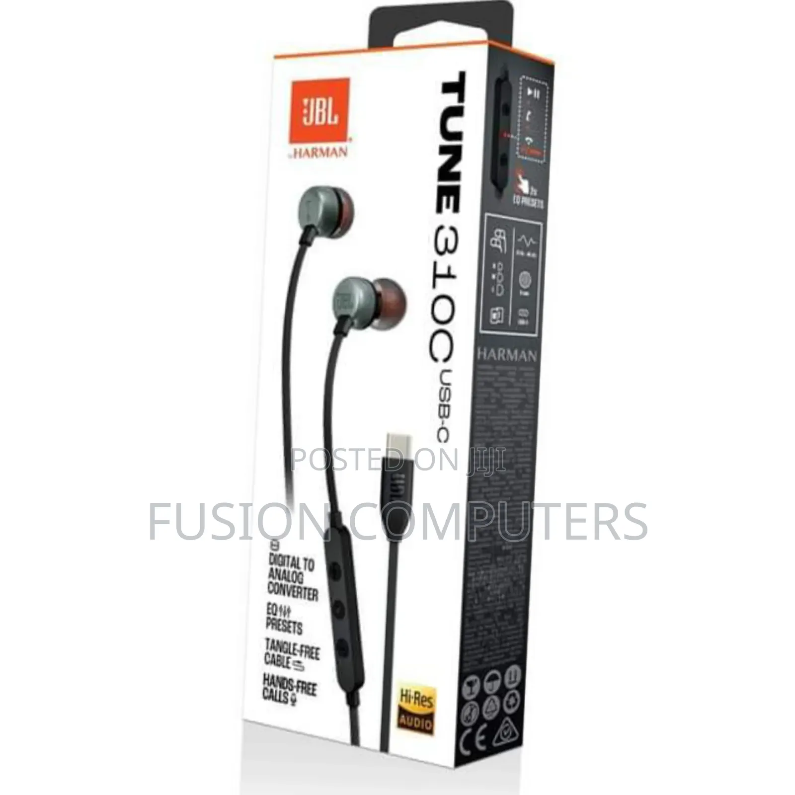 JBL TUNE 310C - Wired Hi-Res in-Ear Headphones,