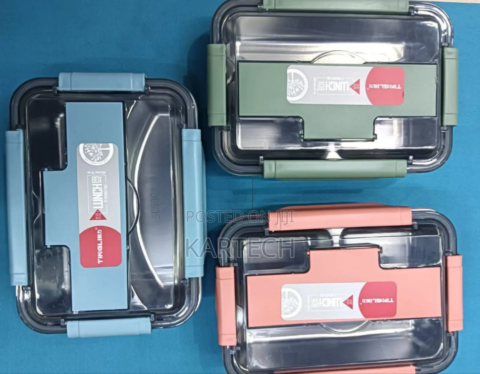 3 Grid Stainless Steel Lunch Box