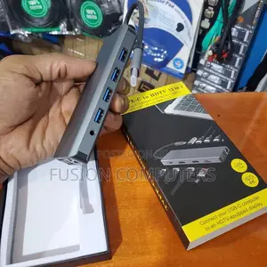 Type C to HDTV 12 in 1 USB Hub
