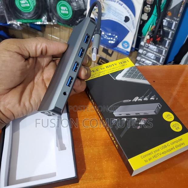 Type C to HDTV 12 in 1 USB Hub - thumbnail 4