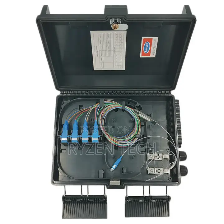 Active Fibre Fat Box With Bare 1X16 Splitter 16 CORE Loaded