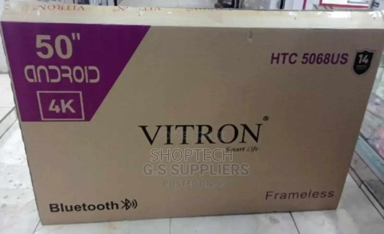 Tv 50" Vitron Frameless Smart Android Bt