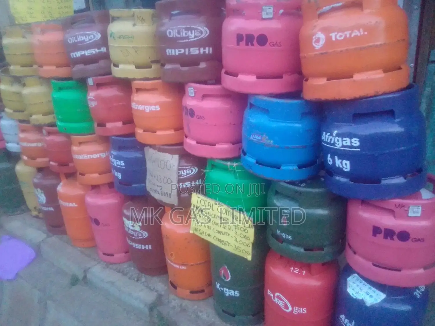 Mk Gas Limited. Refilling 13kg
