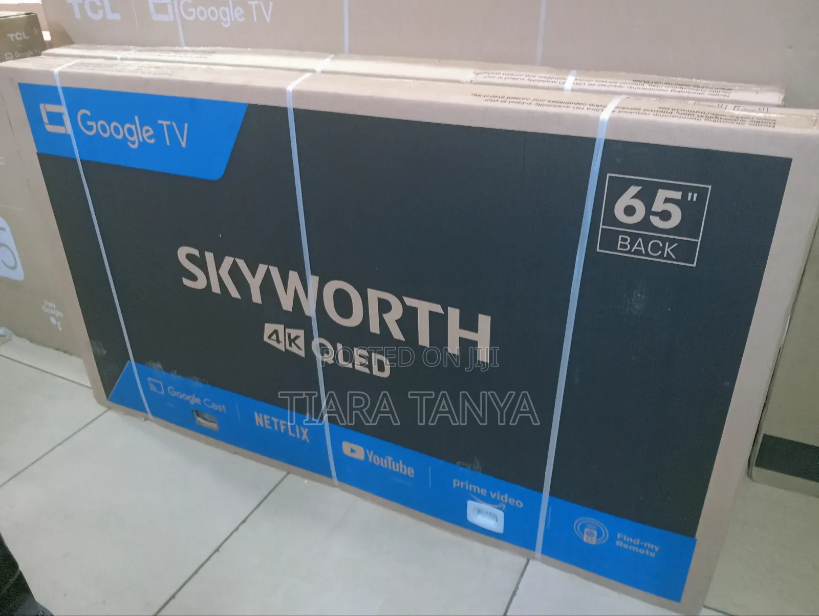 Skyworth 65" Qled 2024 Latest Google Tv,Voice