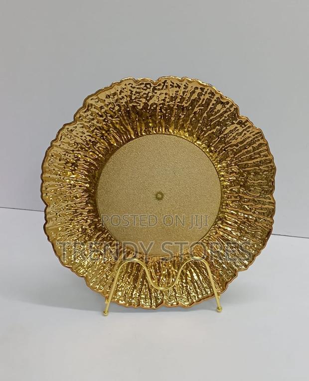 Classy Gold Charger Plate - main view