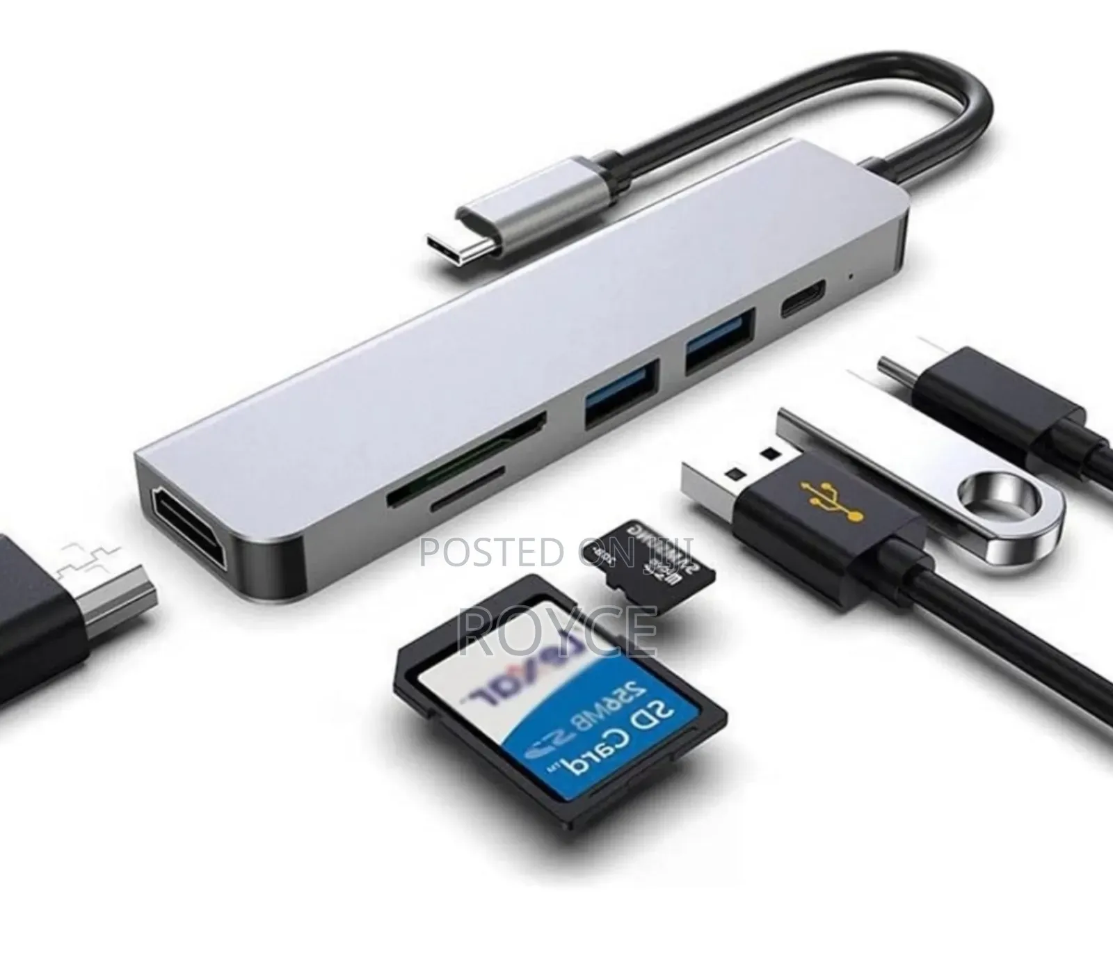 Type-C to HDTV 6 in 1