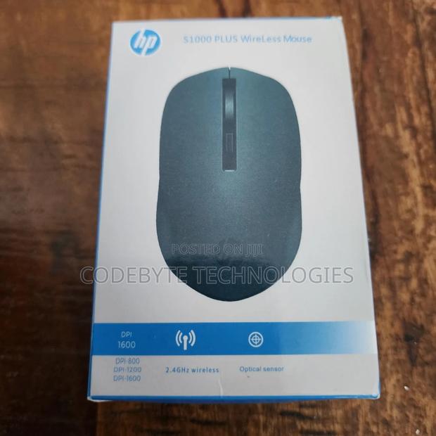 HP Wireless Silent Mouse S1000 Black - 3CY46PA - main view