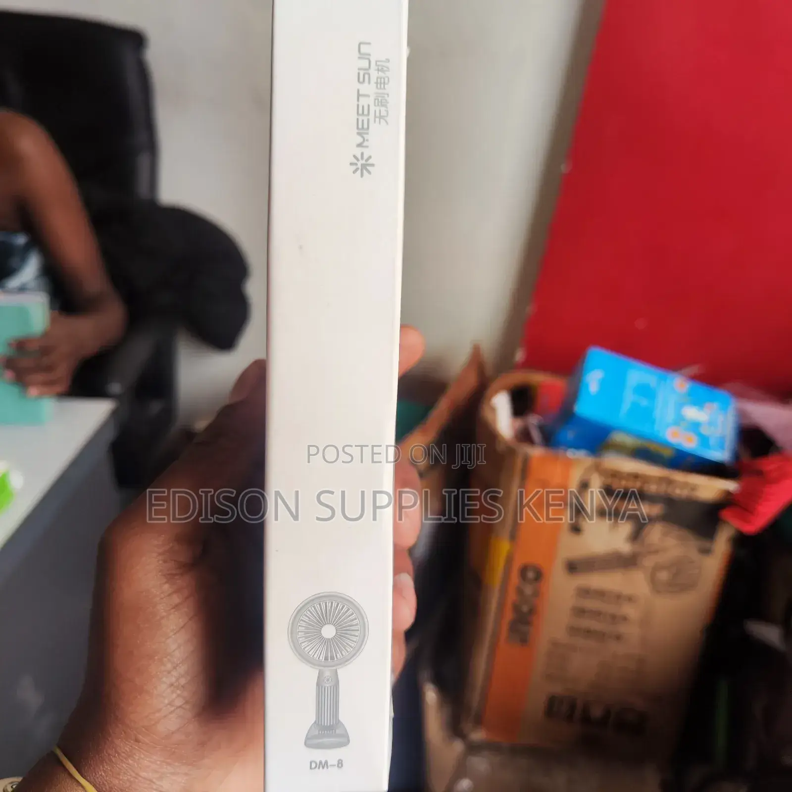 Rechargeable Hand Fan Wt Stand Portable Stylish Makeup Fans