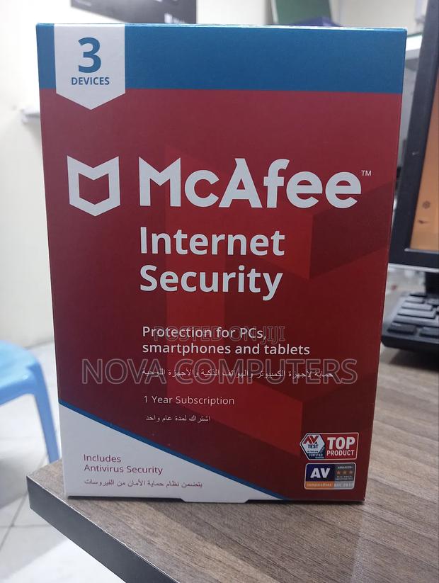 3 User McAfee Internet Protection - 1year - main view