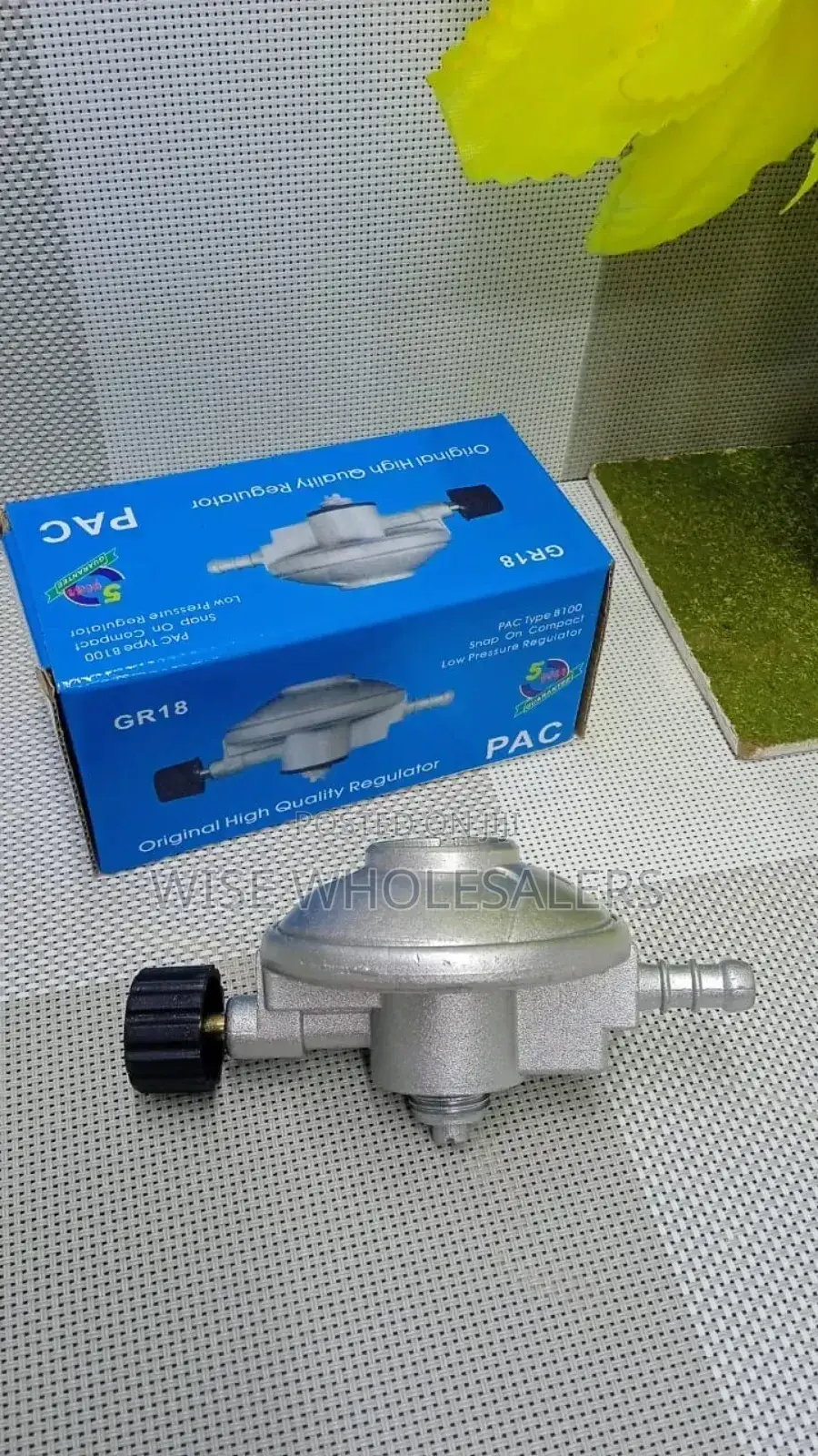 Pac Regulator Gas 6kg // Gas Regulator For 6 Kg - Grey ....