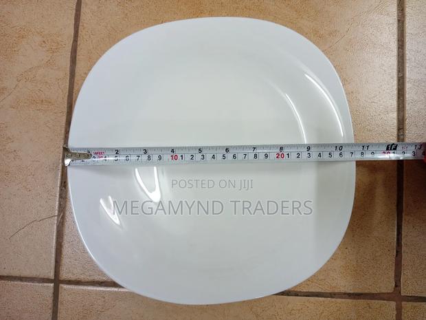 Square Dinner Plate/6pc White Plates - thumbnail 2