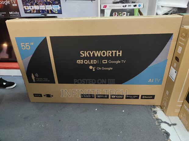 Skyworth 55 Inch Qled 55q6500g Tv Smart Google Tv Uhd 4k